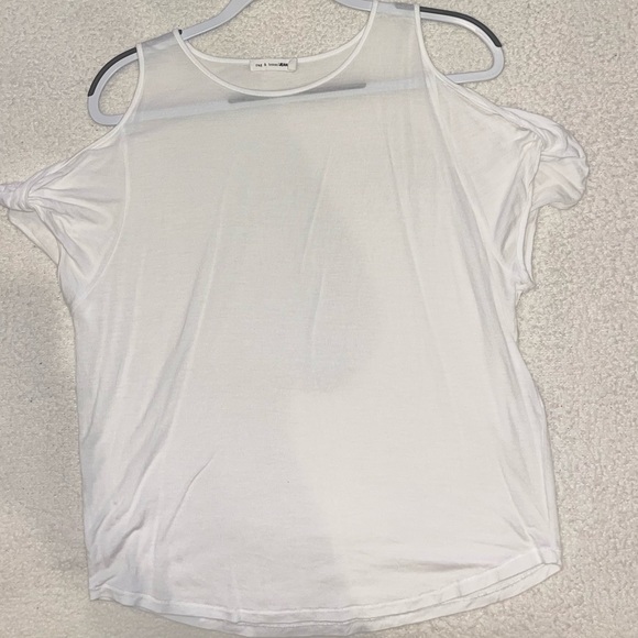 Rag & Bone twisted sleeve tshirt - Picture 1 of 4